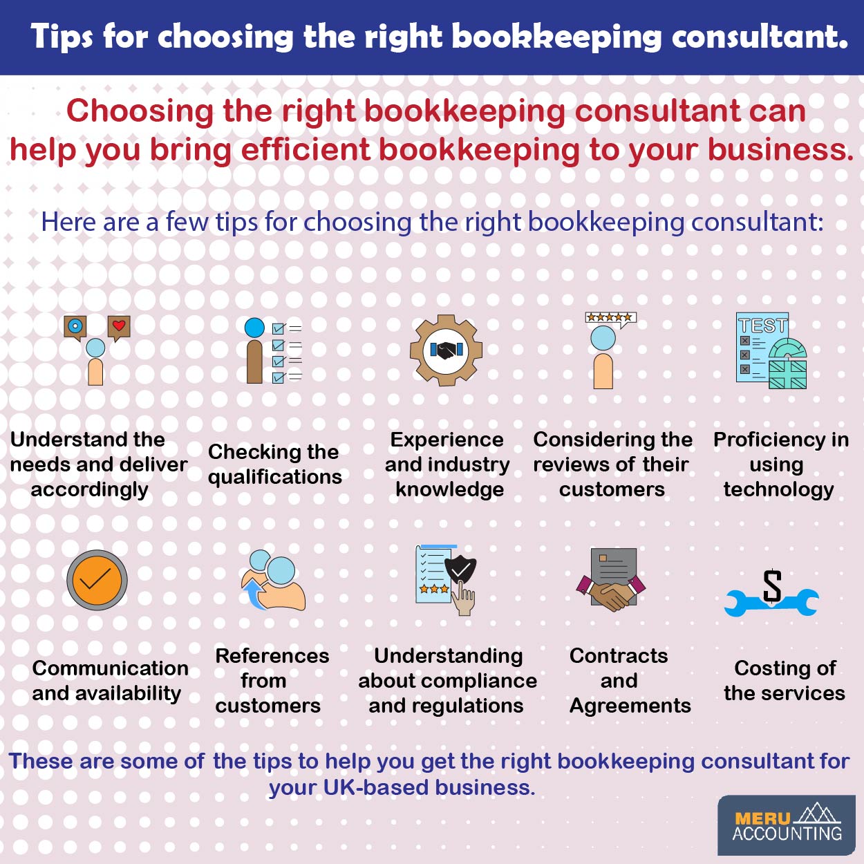 Tips for choosing the right bookkeeping consultant 01
