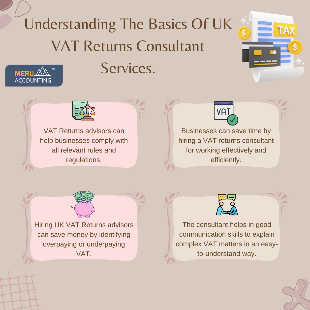 Understanding The Basics Of UK VAT Returns Consultant Services. size 1250 by 1250 v1