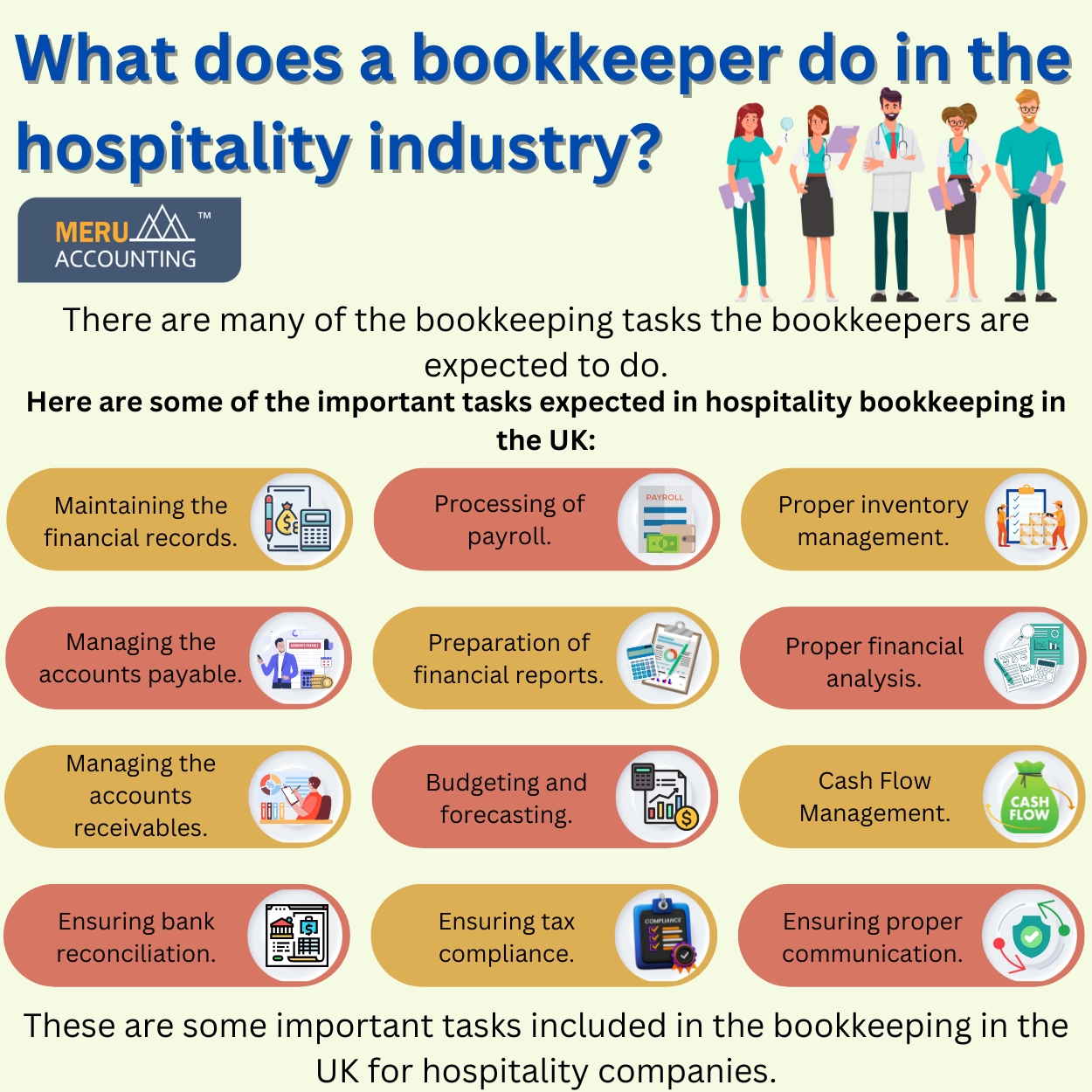 What does a bookkeeper do in the hospitality industry 1250 by 1250 v1