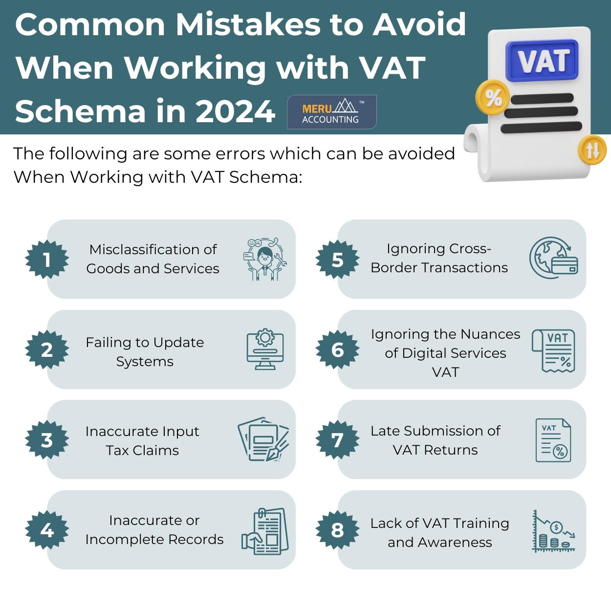 Common Mistakes to Avoid When Working with VAT Schema in 2024